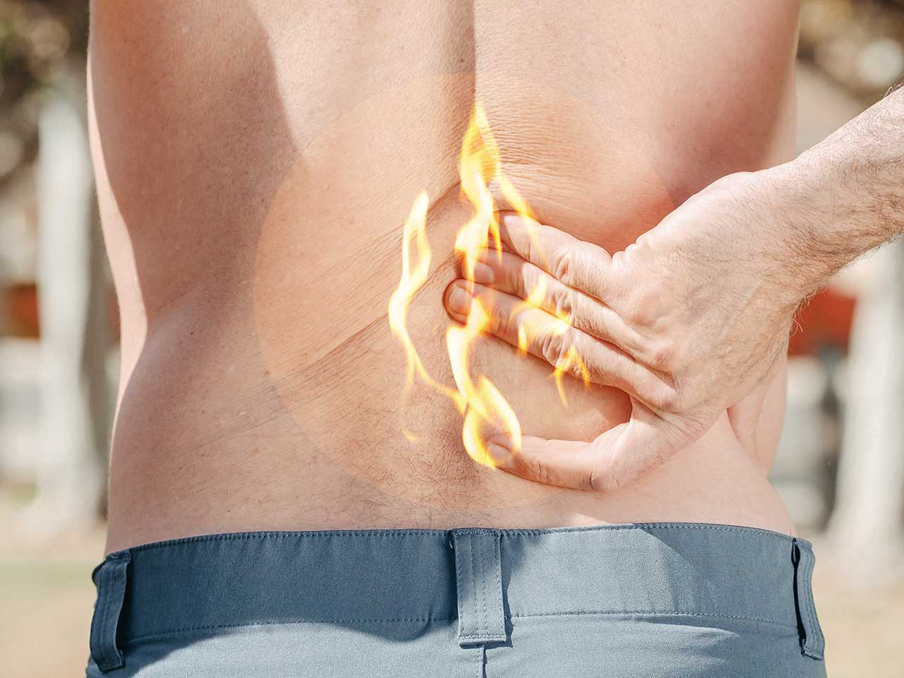 back pain relief with heated chair