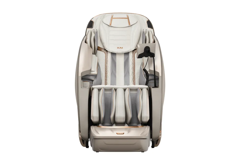 GTS9 Massage Chair white moonstone shown upright