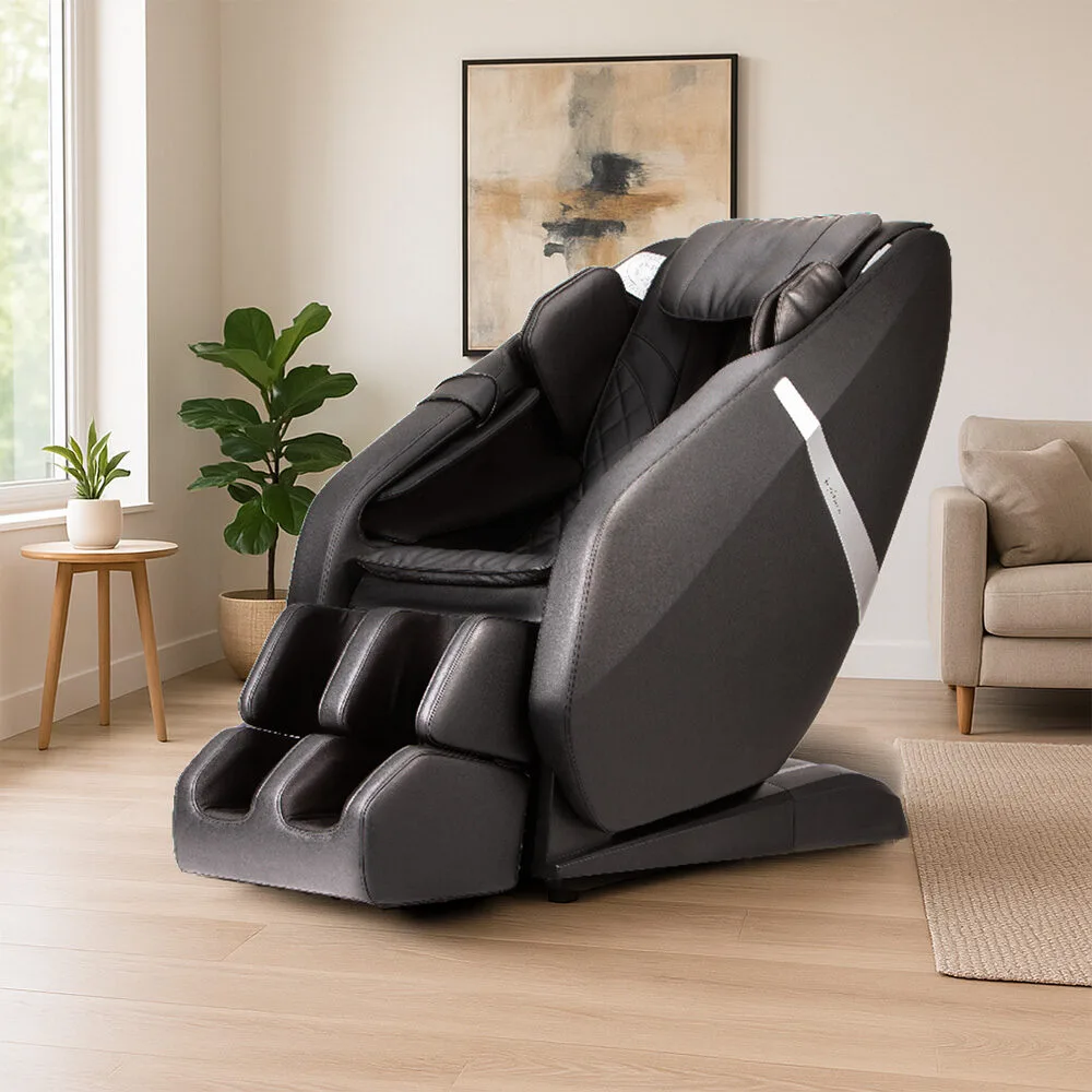 700 Massage Chair black in a living room setting