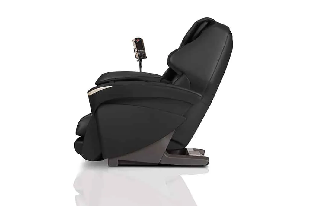 Panasonic MA73 Massage Chair black shown upright