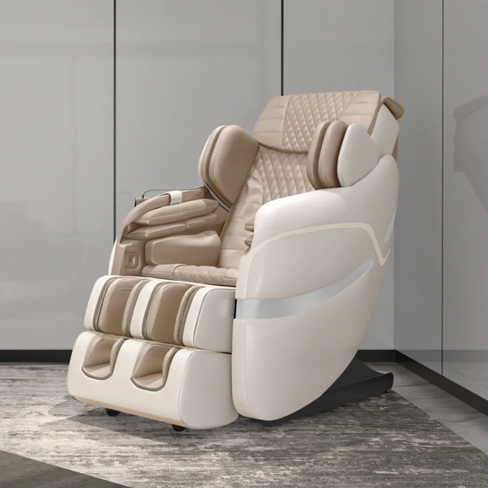 PostivePosture-BrioSport-Pearl-Silo Lifestyle Brio Sport Massage Chair pearl in a living room setting