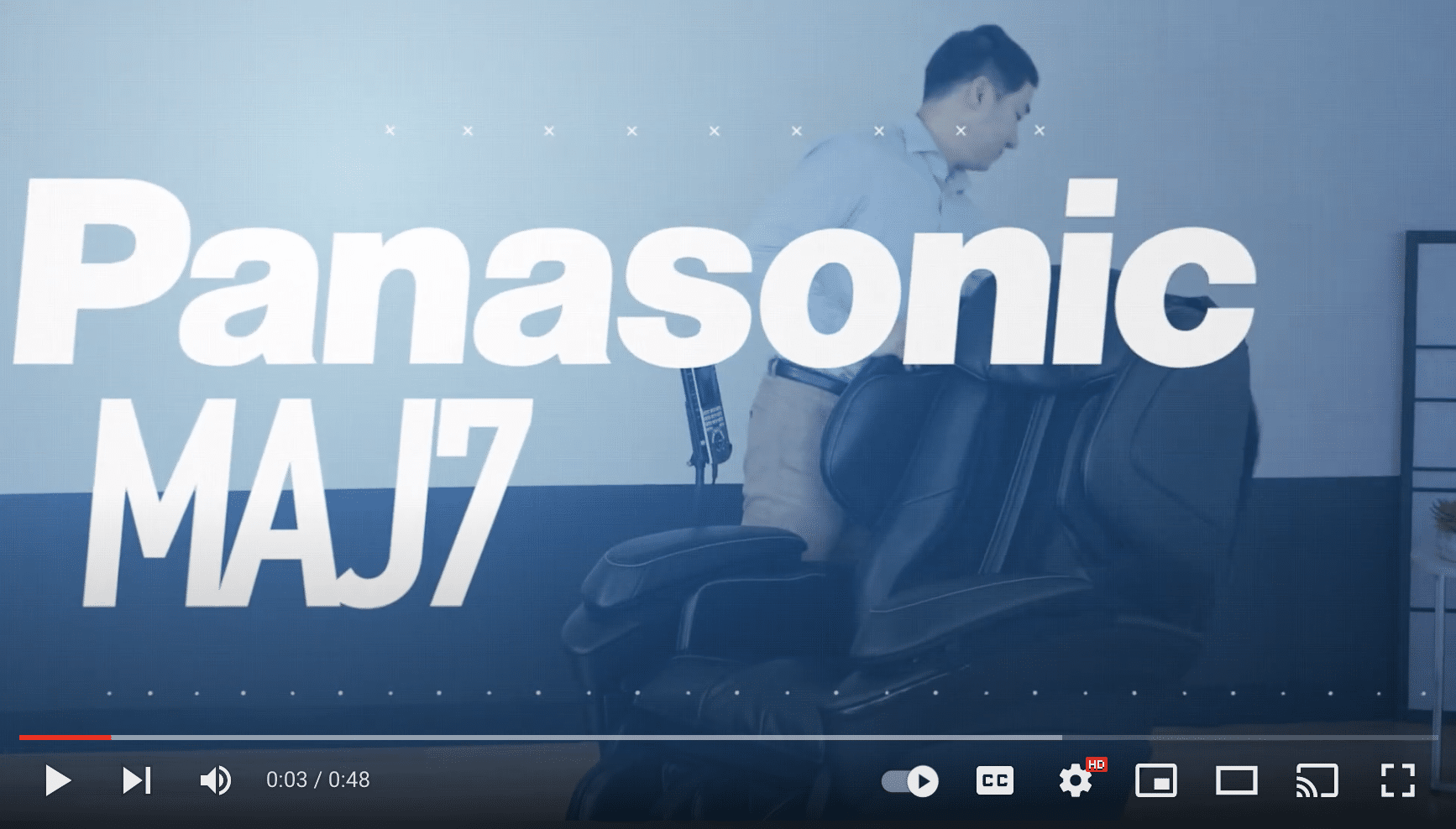 Panasonic MAJ7 Massage Chair Furniture For Life