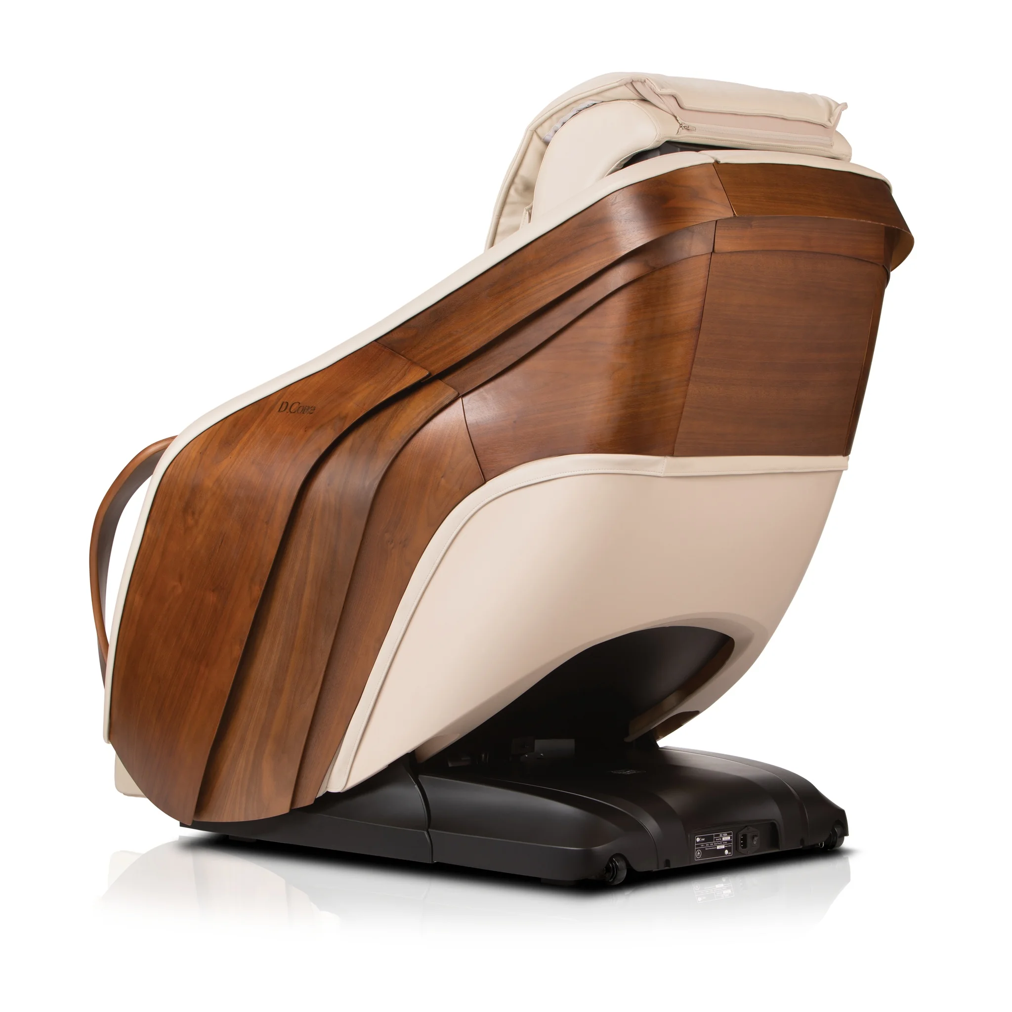 DCore Cirrus cream heated 3D ZERO GRAVITY massage chair upright 135.