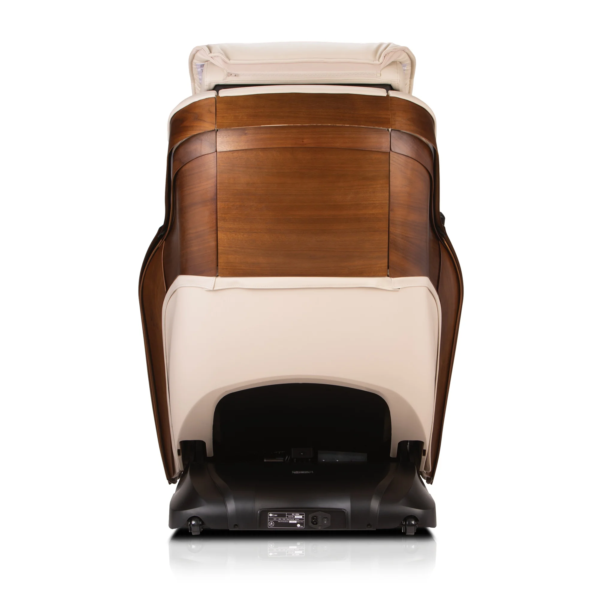 DCore Cirrus cream heated 3D ZERO GRAVITY massage chair upright 180.