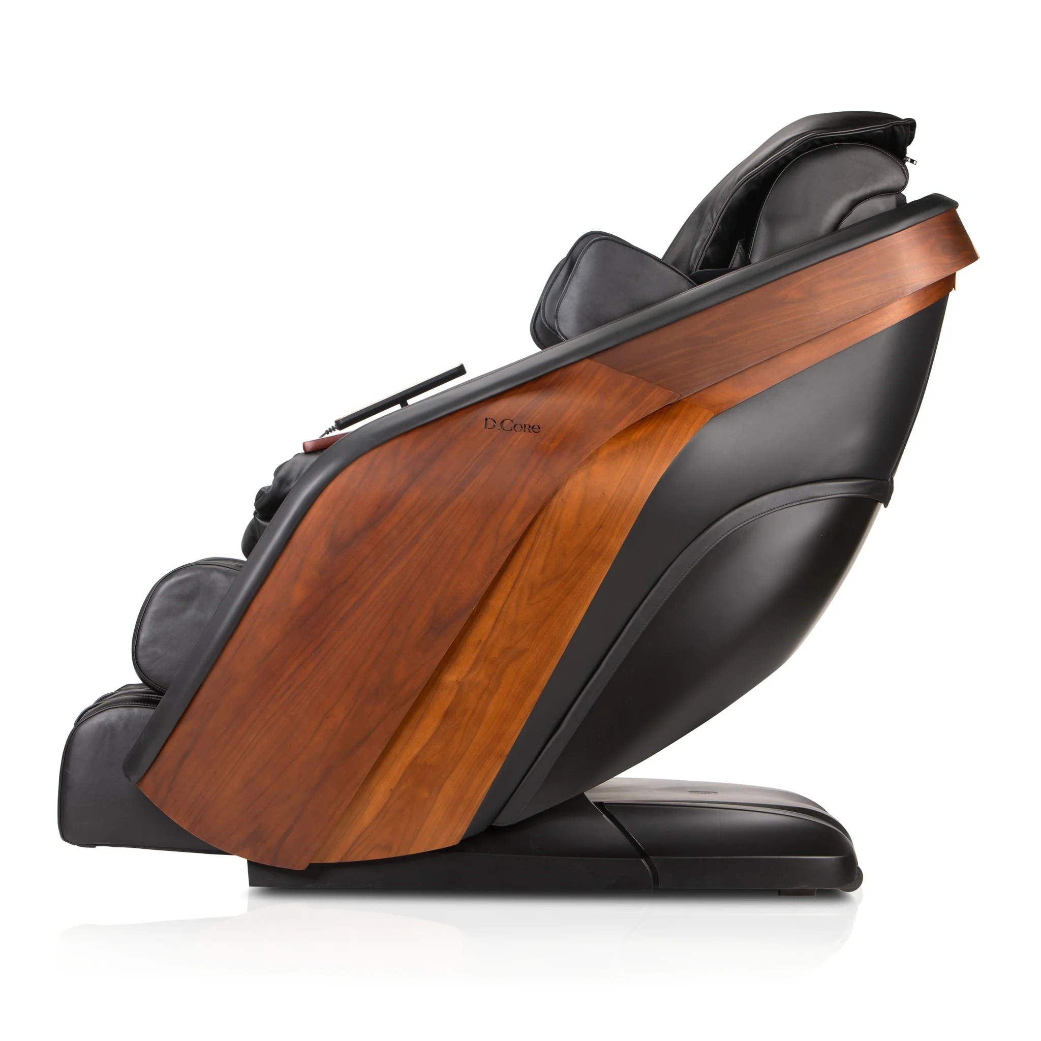D.Core Stratus black full body 3D heated shiatsu massage chair upright 90.