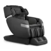 Koyo 303TS black full body 4D heated zero gravity massage chair in an upright 45-degree angle view.