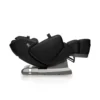 OHCO MDX black full-body 4D heated zero-gravity massage chair fully reclined in a lay-flat position.