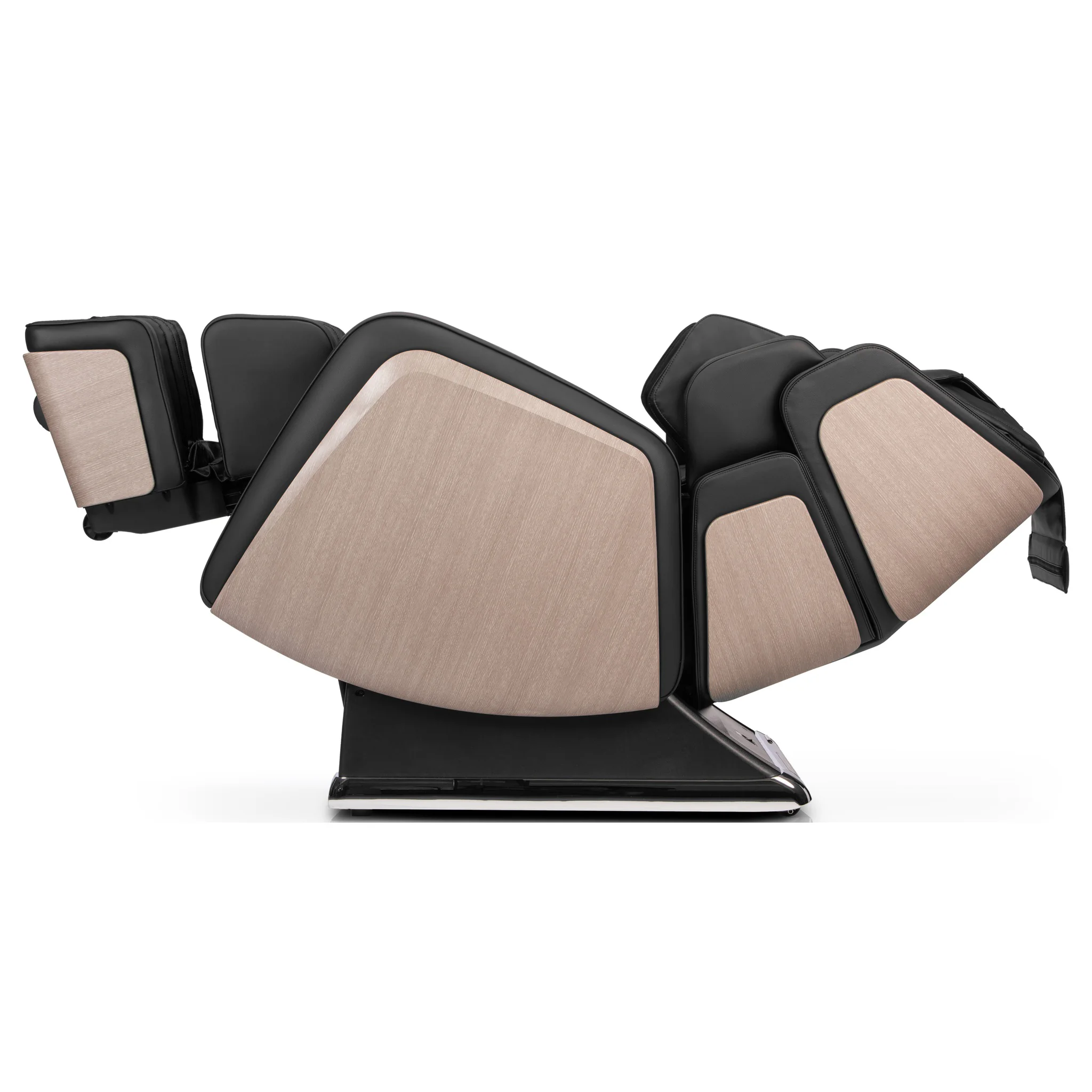 OHCO R6 jet zero gravity full body 4D heated massage chair shown reclined at a 90-degree angle.