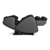 Panasonic MAF1 midnight black 4D full body heated massage chair shown upright from a 90-degree left profile.