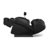 Panasonic MAK1 black zero gravity full body heated shiatsu massage chair shown in a 270-degree right-side profile view.