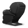 Panasonic MAK1 black zero gravity full body heated shiatsu massage chair shown upright at a 315-degree angle.