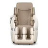 Positive Posture Brio Sport beige zero gravity full body 4D heated massage chair shown in a straight-on front view.