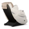 Positive Posture Brio Sport beige zero gravity full body 4D heated massage chair shown at a 135-degree angle.