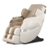 Positive Posture Brio Sport beige zero gravity full body 4D heated massage chair shown at a 315-degree angle.