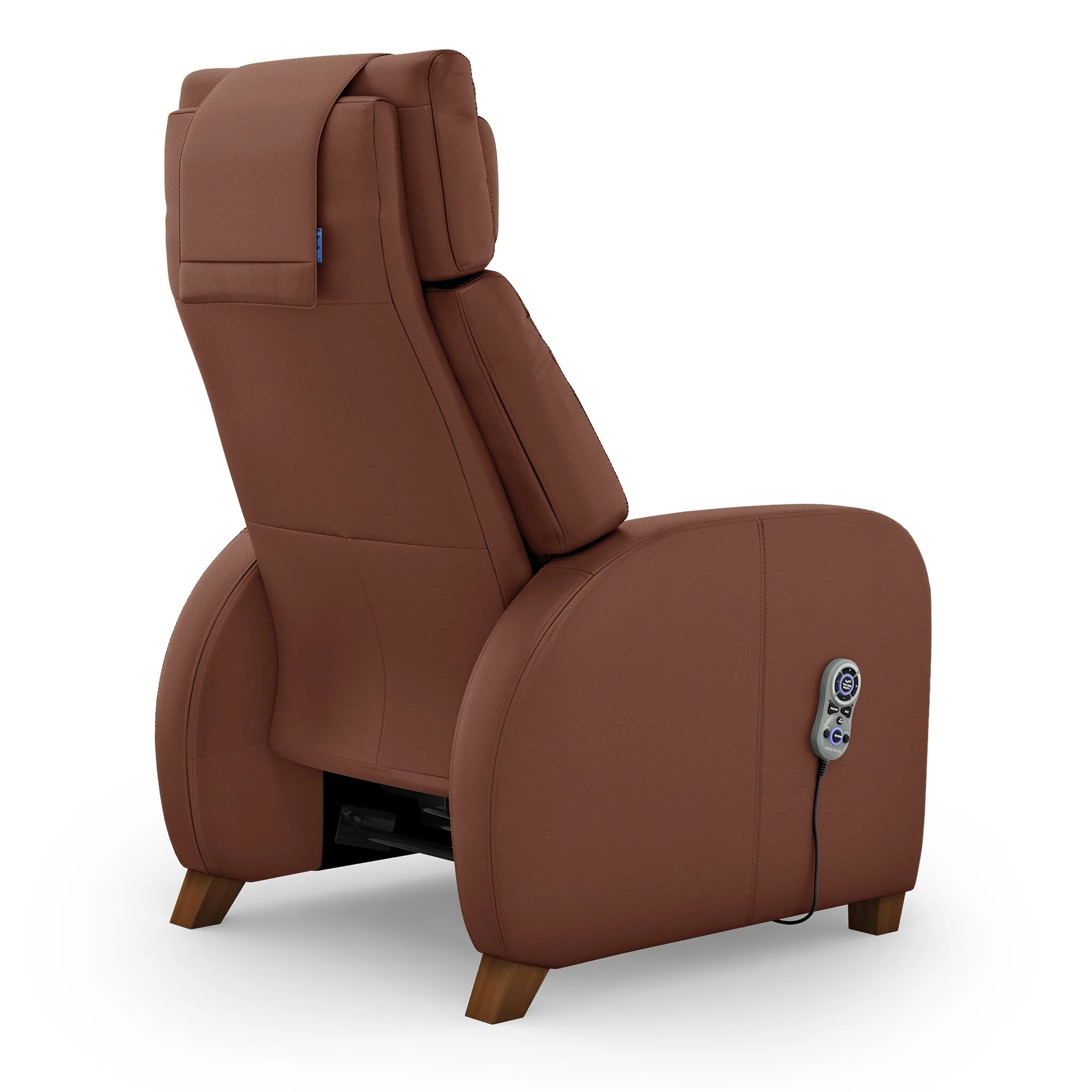 positive-posture-cafe-plus-chestnut-upright-215 Positive Posture Café+ Recliner chestnut shown upright