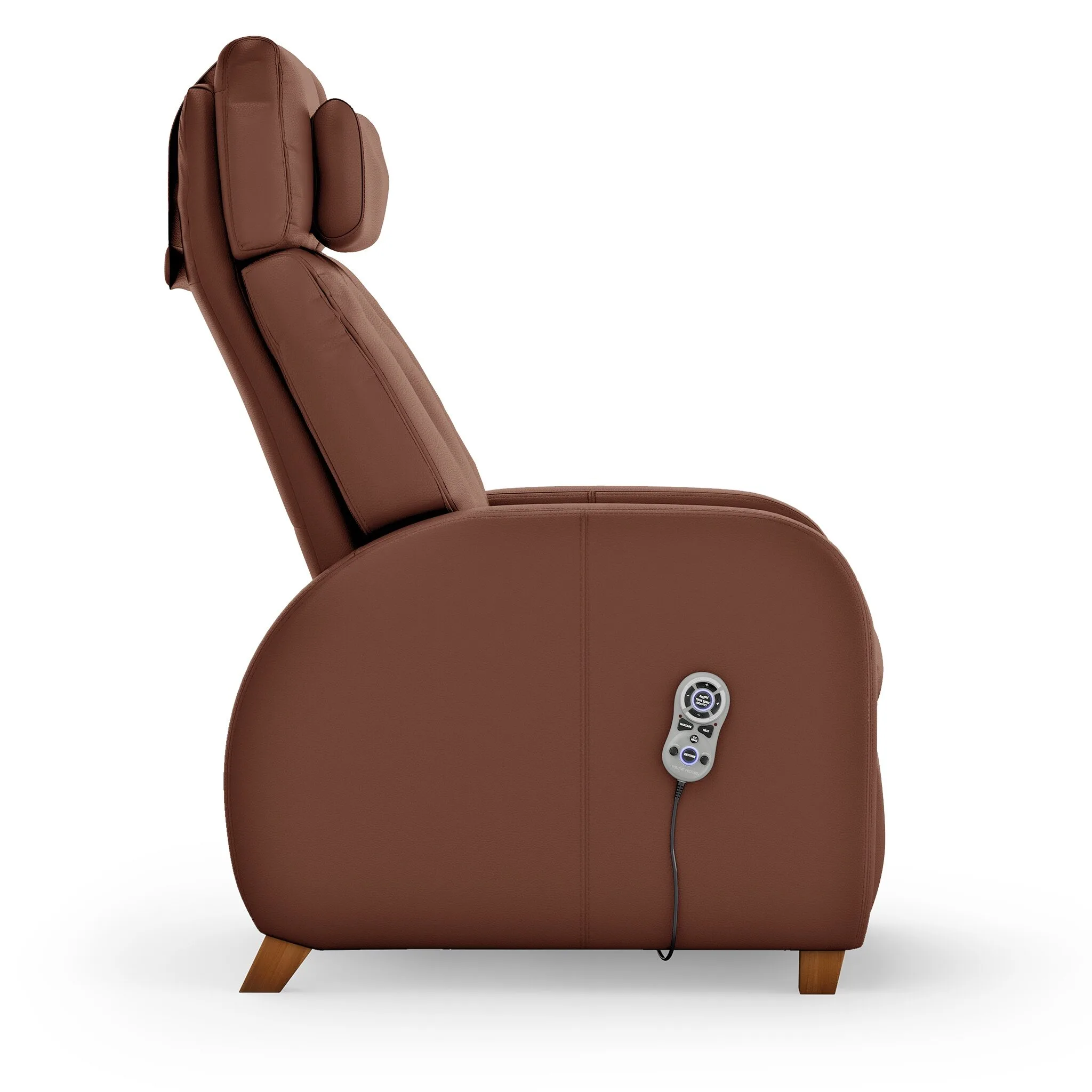 positive-posture-cafe-plus-chestnut-upright-270 Positive Posture Café+ Recliner chestnut shown upright