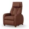 positive-posture-cafe-plus-chestnut-upright-45 Positive Posture Café+ Recliner chestnut shown upright