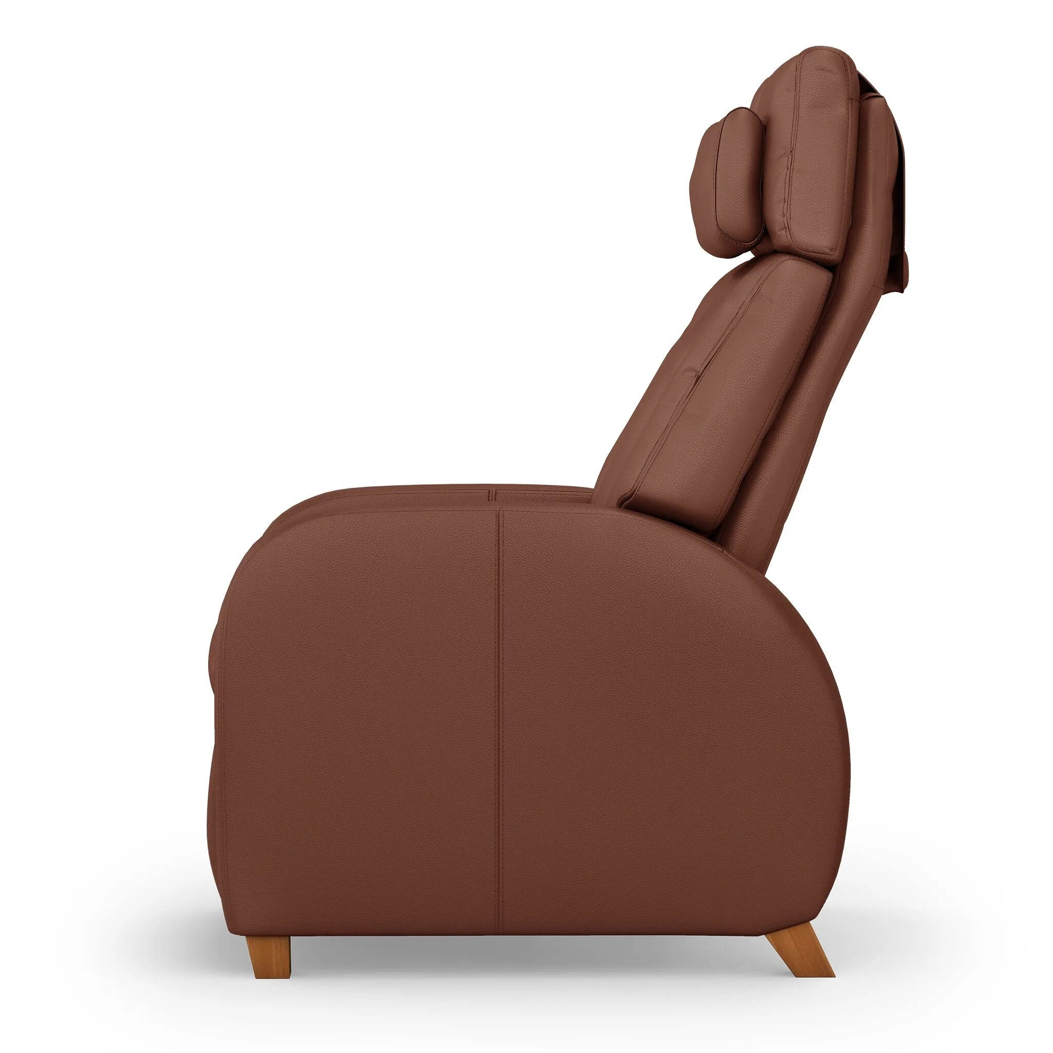 positive-posture-cafe-plus-chestnut-upright-90 Positive Posture Café+ Recliner chestnut shown upright