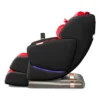 OHCO M8 NEO LE Rosso Nero zero gravity full body 4D heated massage chair shown upright from a 270-degree right-side profile.
