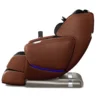OHCO M8 NEO walnut zero gravity full body 4D heated massage chair shown upright from a 270-degree right-side profile.