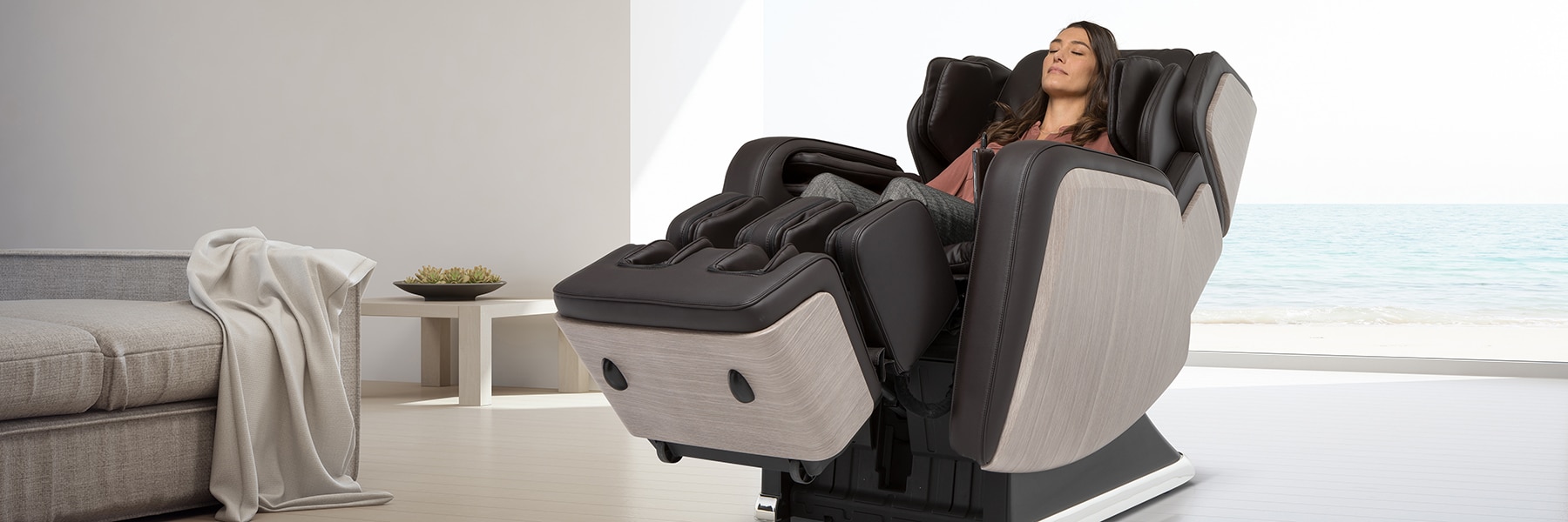 L-track massage chairs