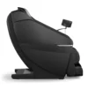 Panasonic MAN1 black zero gravity full body 5D shiatsu massage chair shown upright from a 270-degree right-side profile.