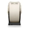 Panasonic MAN1 ivory zero gravity full body 5D shiatsu massage chair shown from a 180-degree back view.