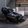 Luraco i9 Max Plus Special Edition Massage Chair black in a living room setting