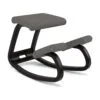Base: Black Lacquered Ash / Fabric: Revive Grey