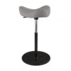 Base: Black Lacquered Ash / Fabric: Revive Grey