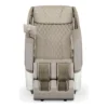 Positive Posture DualTech linen ZERO GRAVITY full body 4D massage chair shown in a straight-on front view.