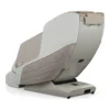 Positive Posture DualTech linen ZERO GRAVITY full body 4D massage chair shown at a 135-degree angled back view.