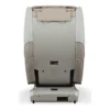 Positive Posture DualTech linen ZERO GRAVITY full body 4D massage chair shown from a 180-degree back view.