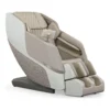 Positive Posture DualTech linen ZERO GRAVITY full body 4D massage chair shown at a 315-degree angled front view.