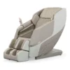 Positive Posture DualTech linen ZERO GRAVITY full body 4D massage chair shown at a 45-degree angled front view.