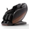 Positive Posture DualTech Pro AI charcoal ZERO GRAVITY full body 4D massage chair shown upright at a 45-degree angled front view.