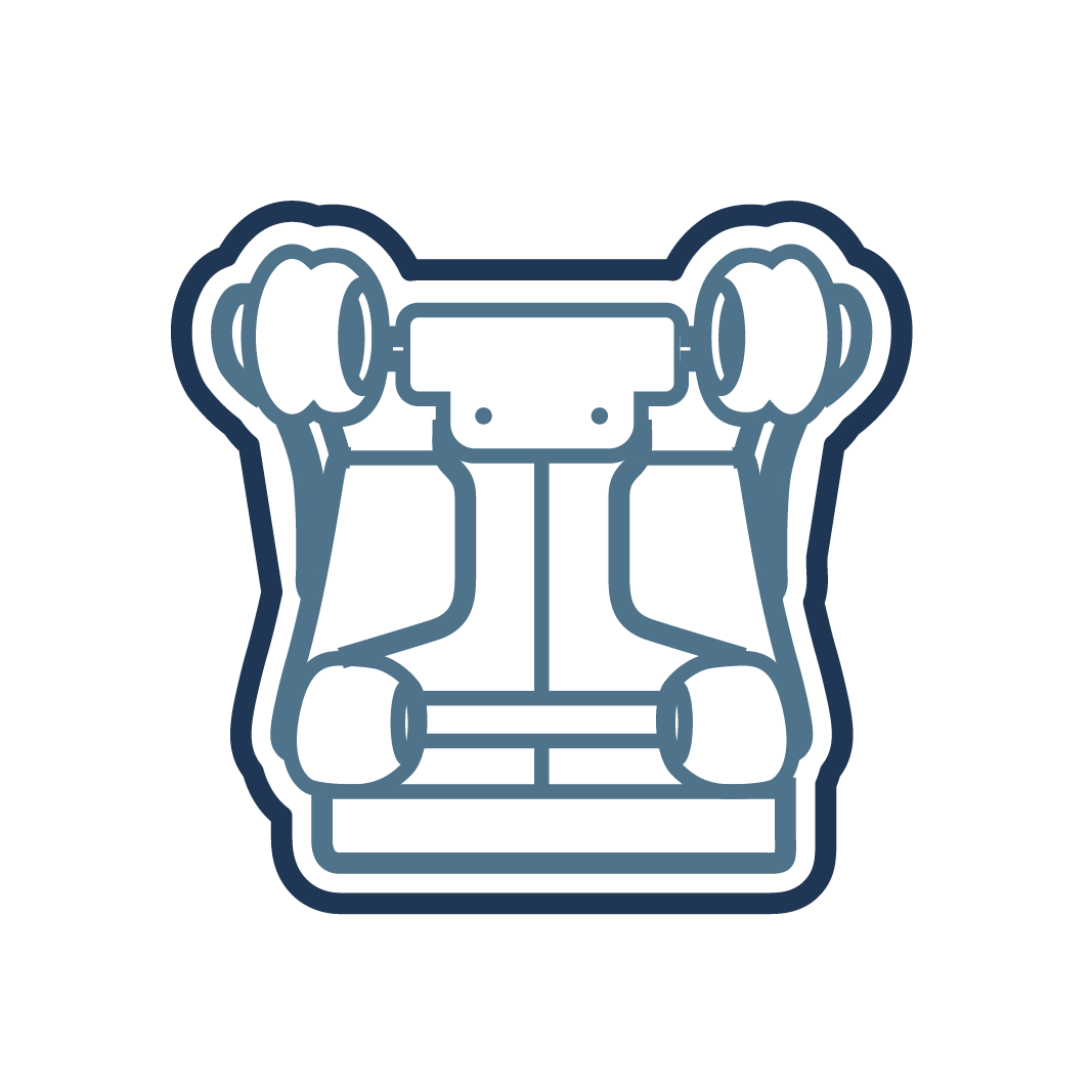 Massage chair filter icons mechanism