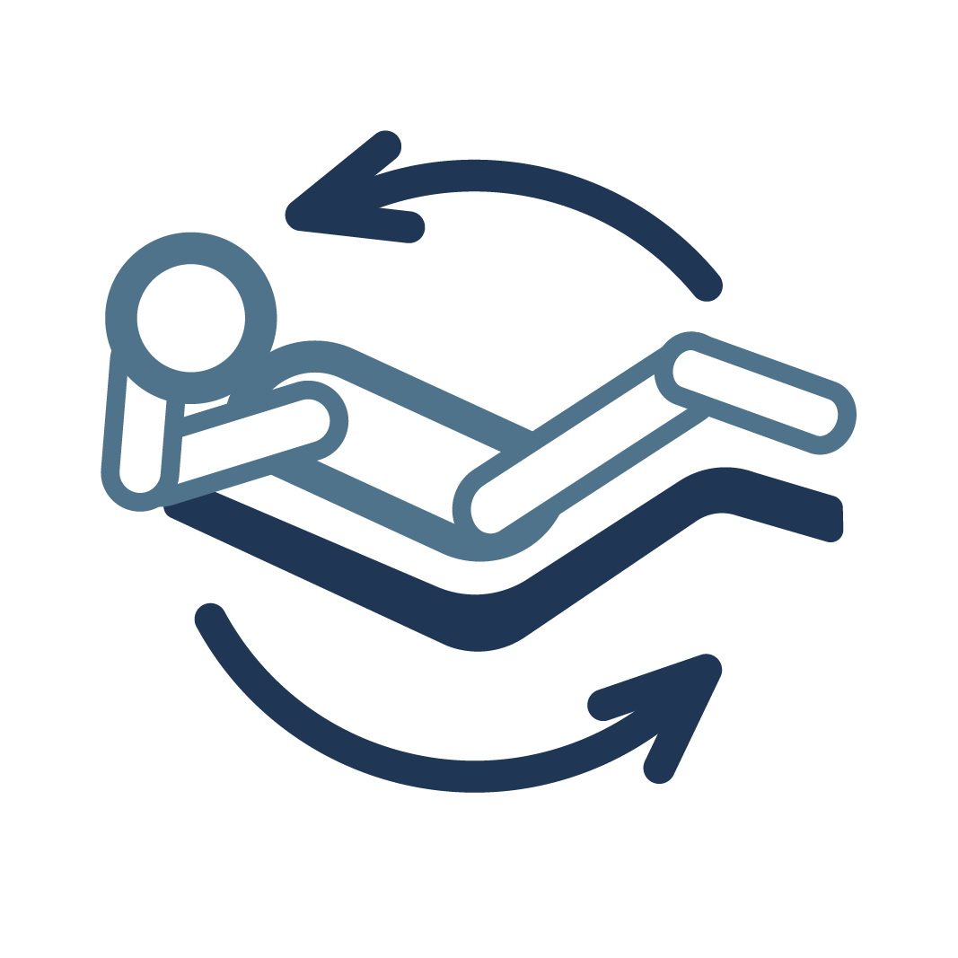 Massage chair filter icons recline