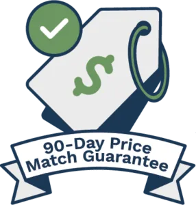 90-day price match guarantee