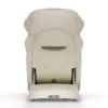 positive-posture-corewave-ivory-upright-180-back Positive Posture CoreWave 4D Dual Mechanism Massage Chair ivory shown upright