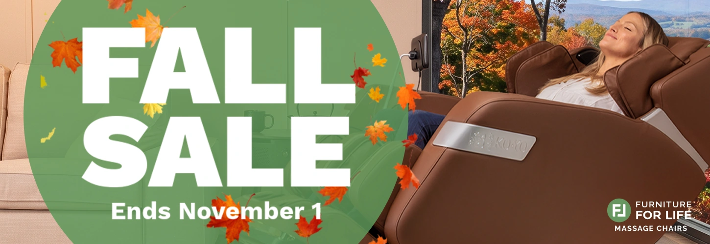 Fall Sale, ends November 1. Shop massage chair deals